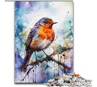 Sparrow on The Tree Jigsaws Puzzles 1000 Pieces for Teenagers Gifts, Pattern Assembly Fun at Home Activities, Birthday Present,Travel Gifts (50x75cm)