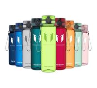 Super Sparrow Sports Water Bottle - 1000ml - Non-Toxic BPA Free & Eco-Friendly Tritan Co-Polyester Plastic - For Running, Gym, Yoga, Outdoors and Camping