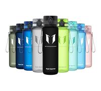 Super Sparrow Sports Water Bottle - 1000ml - Non-Toxic BPA Free & Eco-Friendly Tritan Co-Polyester Plastic - For Running, Gym, Yoga, Outdoors and Camping