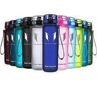 Super Sparrow Sports Water Bottle - 1000ml - Non-Toxic BPA Free & Eco-Friendly Tritan Co-Polyester Plastic - For Running, Gym, Yoga, Outdoors and Camping