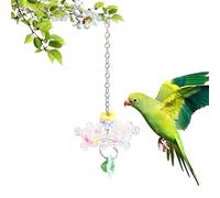 Sparrow Turnstile Toy | Bite Resistant, Interactive, 360 Degree Rotation, Colorful Parakeet Wheel - For Indoor Outdoor Garden Yard Lovebirds Conure Cockatiels