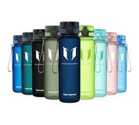 Super Sparrow Sports Water Bottle - 1000ml - Non-Toxic BPA Free & Eco-Friendly Tritan Co-Polyester Plastic - For Running, Gym, Yoga, Outdoors and Camping