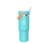 Sparrow Water Bottle Insulated 900ml - Twistpath Tumbler with Flex Straw Cap - BPA-Free & Leakproof Metal Flask - Travel Mug for Cup Holders - Ideal for Home, Office or Car
