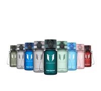 Super Sparrow Sports Water Bottle - 350ml - Non-Toxic BPA Free & Eco-Friendly Tritan Co-Polyester Plastic - For Running, Gym, Yoga, Outdoors and Camping