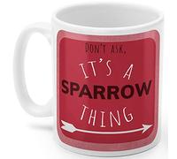 Sparrow's Mug, It's a Sparrow Thing, (Deep Red)
