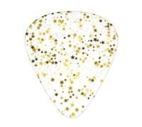 Sparsed Dreamy Stars And Spots Guitar Picks Set-Premium Abs Material,Various Thicknesses-Enhance Your Playing Experience