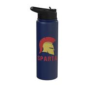 Sparta Ancient Greece Spartan Helmet Stainless Steel Insulated Water Bottle