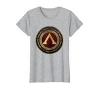 Sparta Battle of Thermopylae Epitaph Spartan History T-Shirt, Women, Heather Grey, 3X-Large