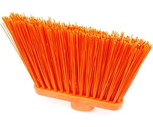 Sparta Duo-Sweep Unflagged Broom Head 12 Inches Orange