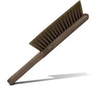 SPARTA Handheld Soft Counter Brush 8 Inch Bristle Span, Multi-Use Dust Brush with 5 Inch Handle for Tables, Countertops, and Delicate Surfaces, Polyester, Brown