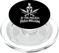 Sparta Helmet and Sword - Si Vis Pacem Para Bellum PopSockets PopGrip for MagSafe