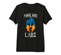 Sparta Molon Labe Bodybuilding Spartan Helmet Premium T-Shirt