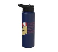 Sparta Quote Plutarch Ancient Spartan History Stainless Steel Insulated Water Bottle