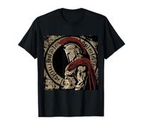 Sparta Shop IBK Sparta T-Shirt Spartan Fighter Helmet Leonidas Unisex Adults Kids Youth Black S T-Shirt