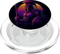 Sparta Spartan Fighter Helmet Greeks Leonidas Sparta PopSockets PopGrip for MagSafe