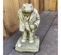 Sparta Stone Cast Mr. Badger Garden Sculpture Ornaments