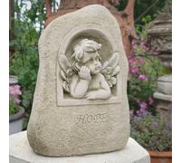Sparta Stunning Angelic Cherub Of Hope Classical Stonecast Statue