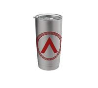 Sparta Symbol Spartan Shield Lambda Laconia Stainless Steel Insulated Tumbler