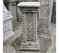 Sparta Tall Ornate Square Plinth Pc15