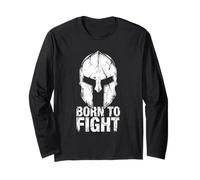 Sparta Warrior Helmet Ancient Greek History Mythology Long Sleeve T-Shirt