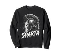 Sparta Warrior Helmet Ancient Greek History Mythology Sweatshirt