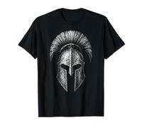 Sparta Warrior Helmet Ancient Greek History Mythology T-Shirt