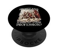 Sparta Warriors T Leonidas Greek Phalanx Soldiers Sparta PopSockets Adhesive PopGrip