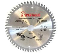 Spartacus 160mm Diameter x 56 Teeth x 20 Bore Aluminium Cutting Circular Saw Blade Fits Festool TS55