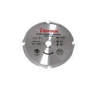Spartacus 165mm x 4 Tooth x 20mm Bore Cement Fibre Board PCD Saw Blade