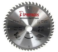 Spartacus 216mm Diameter x 48 Teeth x 30mm Bore Wood Cutting Mitre Chop Saw Blade Fits Bosch GCM8