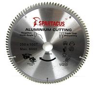 Spartacus 250mm Diameter x 100 Teeth x 30mm Bore Aluminium Cutting Circular Saw Blade Fits Makita TH-MLS100
