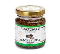 Spartacus Black Truffles Preserved in Extra Virgin Olive Oil - Perfect Gourmet Seasoning for Pizza, Pasta, Salads, Potatoes, Meat and Eggs - Vegan and Gluten Free (Black Truffle 40g)