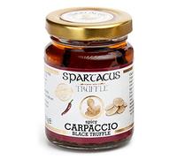 Spartacus Carpaccio Black Truffle | Slightly Spicy | Treat Yourself to Culinary Excellence | Exquisite Black Truffles for gourmets (90g)