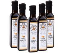Spartacus Extra Virgin Olive Oil with White Truffle | Treat Yourself to Culinary Excellence | Selected Olive Oil with White Truffle for gourmets (Pack of 5)