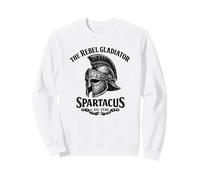 Spartacus The Rebel Gladiator Roman Helmet Sweatshirt