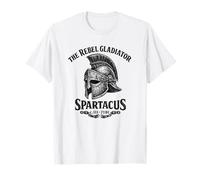 Spartacus The Rebel Gladiator Roman Helmet T-Shirt