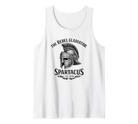 Spartacus The Rebel Gladiator Roman Helmet Tank Top