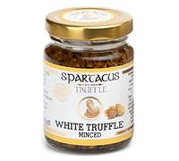 Spartacus White Truffle, Chopped, Preserved in Extra Virgin Olive Oil, The Perfect Gourmet Seasoning for Pizza, Pasta, Salads, Potatoes (White Truffle 90g)