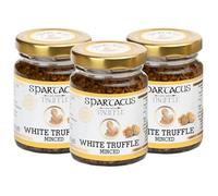 Spartacus White Truffle, Chopped, Preserved in Extra Virgin Olive Oil, The Perfect Gourmet Seasoning for Pizza, Pasta, Salads, Potatoes (White Truffle 270g)