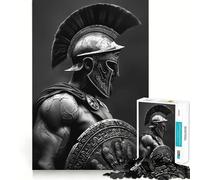 Spartan And The Shield 1000 Piece Jigsaw Puzzle for Adults Brain Challenge Toy Group Play Clear Cut Lovely Present 38x52cm