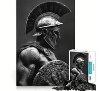 Spartan And The Shield 1000 Pieces Jigsaw Puzzles for Teenagers Brain Skill Leisure Time Exact Edge Thoughtful Gift 38x26cm