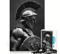 Spartan And The Shield Adults Puzzles 1000 Piece Jigsaws Reason Skill Toy Slow Enjoy Exact Cut Art Collection Piece 50x75cm