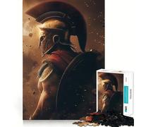 Spartan At The Battlefield Jigsaw Puzzles for Teenagers 1000 Piece Clear Logic Toy Peaceful Fun Perfect Cut Warm Surprise 38x52cm