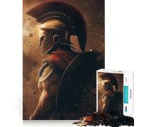 Spartan At The Battlefield Jigsaw Puzzles for Teenagers 1000 Piece Mind Skill Toy Simple Fun Design Assembly Memorable Gift 50x75cm