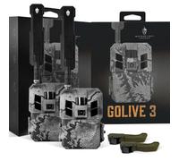 Spartan Camera 2 Pack GoLive3 Hunting Trail Camera, Live Streaming, 96° Wide Angle, Motion Activated, On-Demand FHD Photos and 1080p Videos, Built-in Lithium Battery,Blackout IR Flash,GPS,Weatherproof
