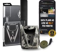 Spartan Camera GoLive 4G LTE Trail Camera, Free Roaming in US, Live-Streaming, Anti-Theft GPS, On-Demand Image&Video Capture, Real-time Updates, Built-in Lithium Battery, Blackout (1, Multi-Carrier)
