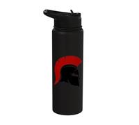Spartan Corinthian Greek Helmet Stainless Steel Insulated Water Bottle