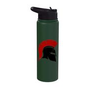 Spartan Corinthian Greek Helmet Stainless Steel Insulated Water Bottle