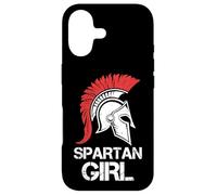Spartan Girl Warrior Helmet Strong Women Vintage Case for iPhone 17