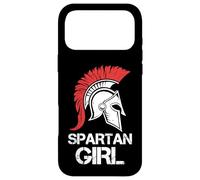 Spartan Girl Warrior Helmet Strong Women Vintage Case for iPhone 17 Pro Max